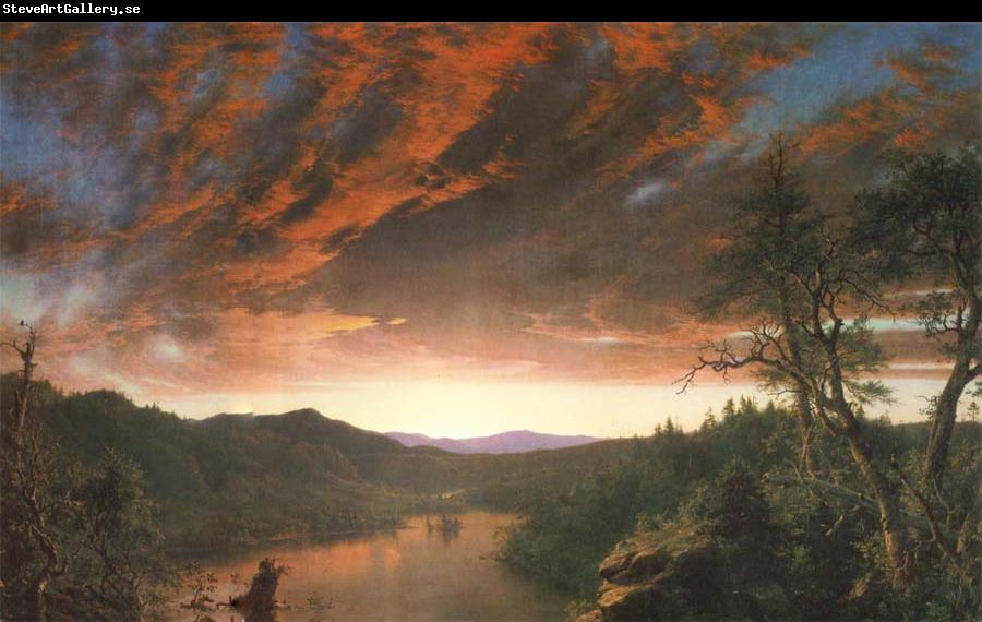 Frederick Edwin Church Dammerung in der Wildnis